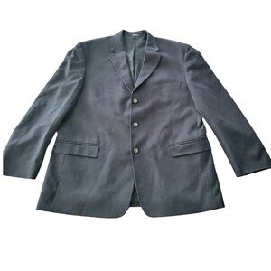Andrew Fezza Fusion Three-Button Black Men's Blazer Coat